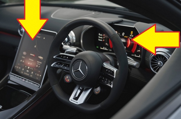 SL63 AMG 純正ナビ