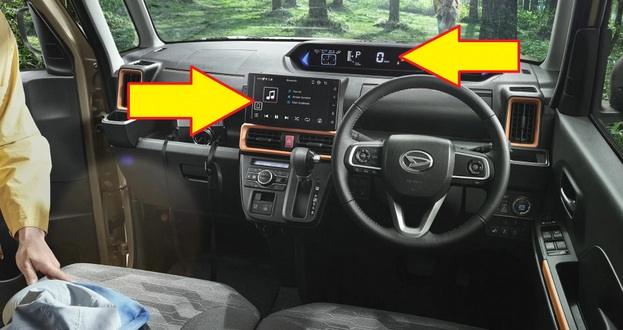 タントファンクロス 純正ナビ